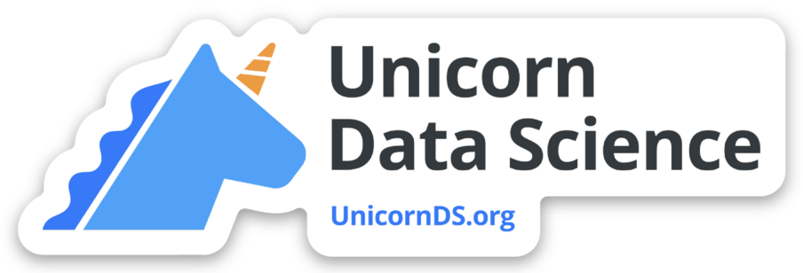 Unicorn Data Science Sticker (Normal)